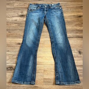 Miss Me Boot Cut Jeans Embellished JE5141BL Jeans Size 31